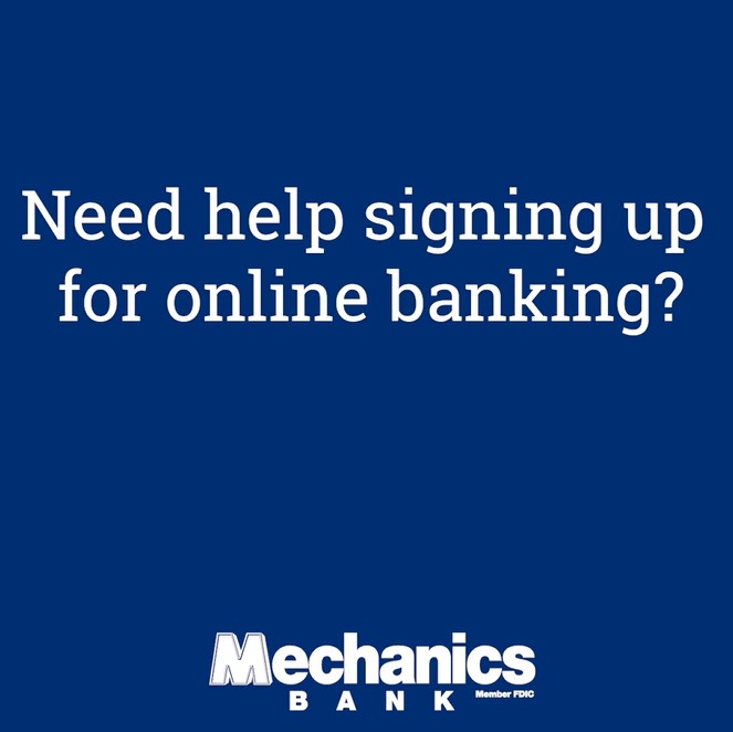 Need help signing up for online banking?